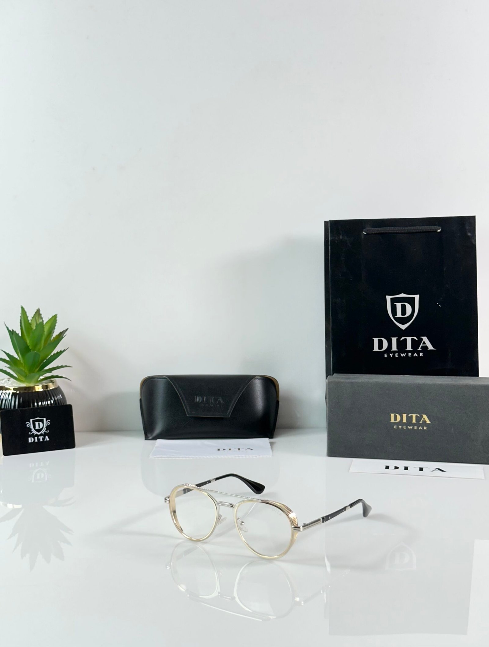 Dita 327 Gold Silver Frame