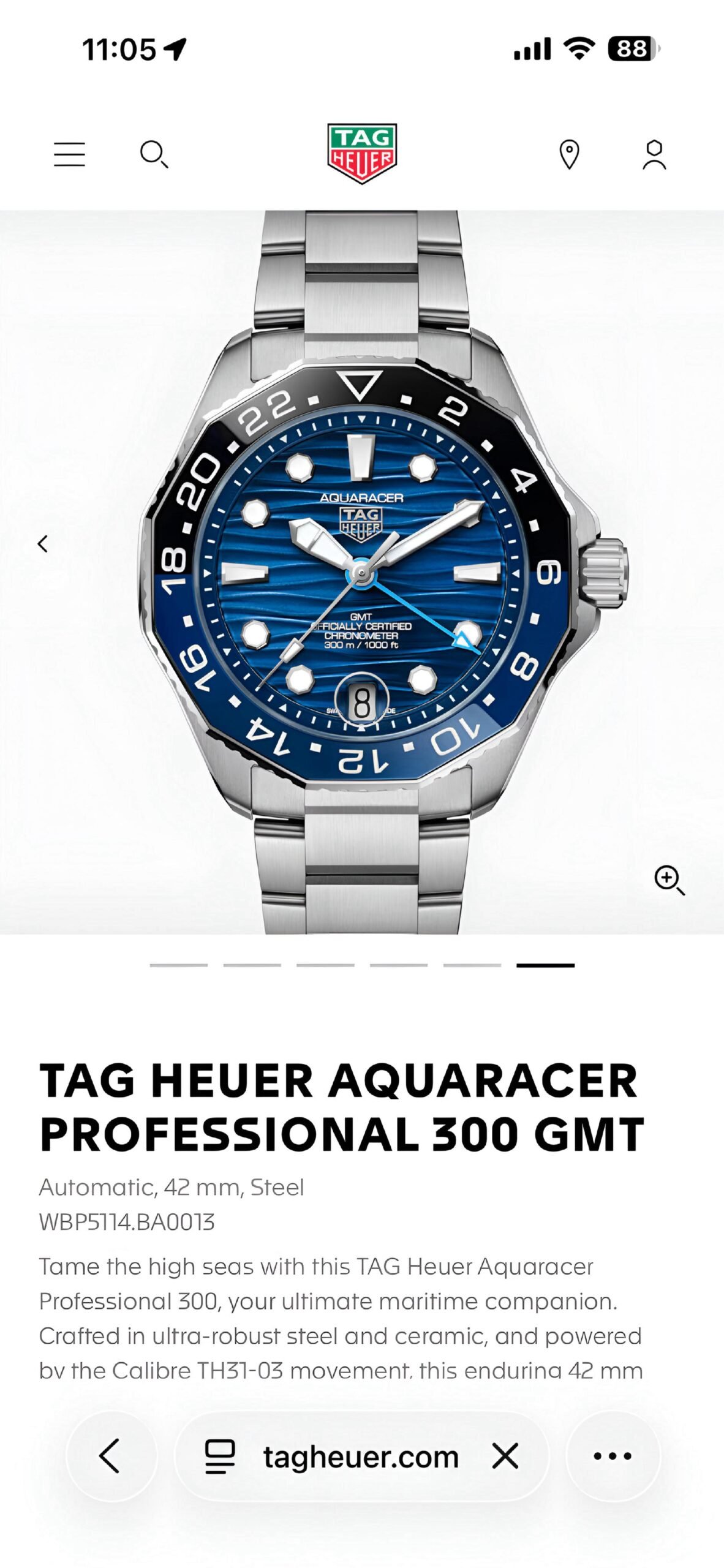 Tag Heue_r aquaracer professional 300m date automatic japan - Image 2