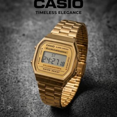 Casio Vintage Illuminator Gold
