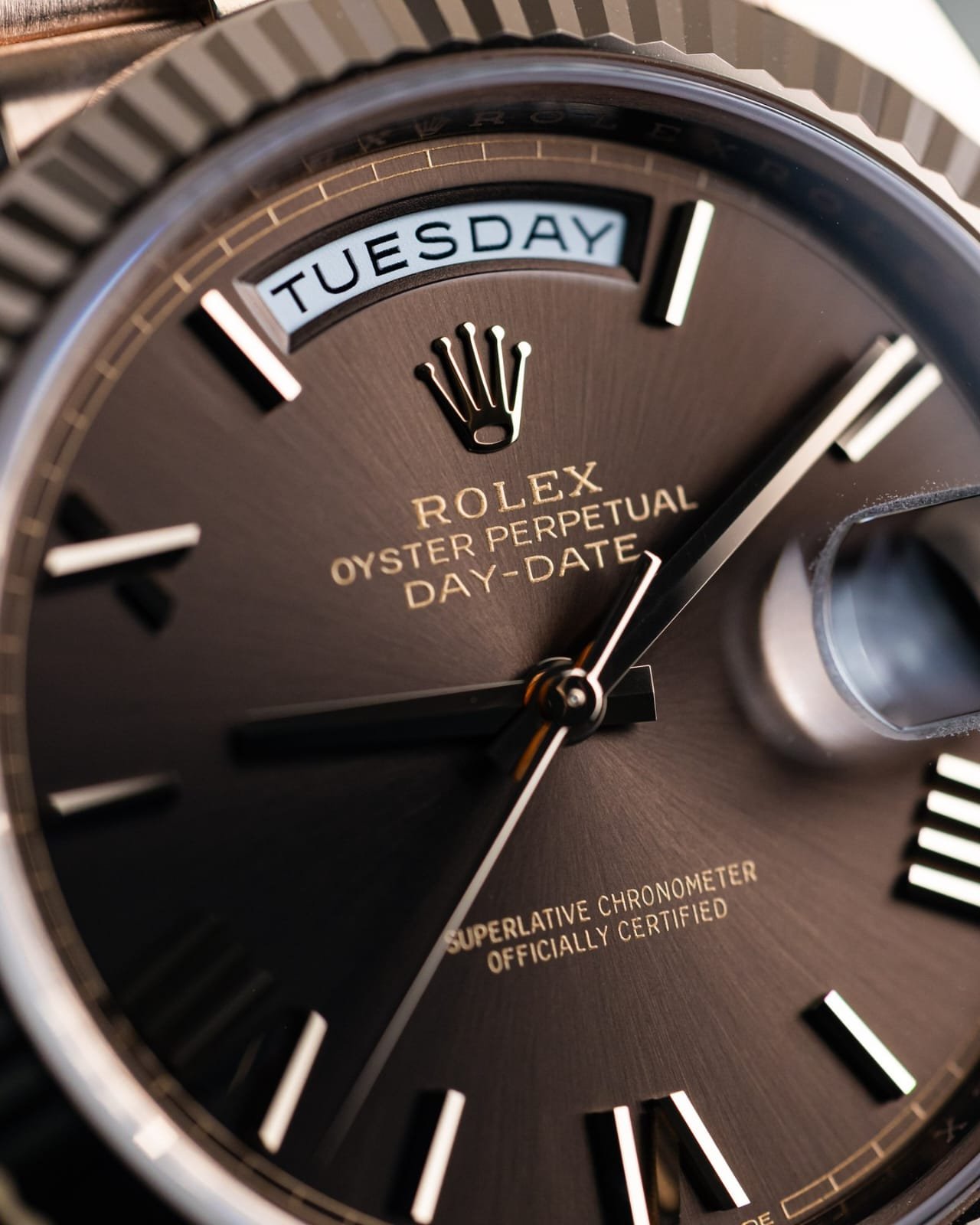 Rolee_x Oyster Perpetual Day Date 40 Battery Copper Brown - Image 7