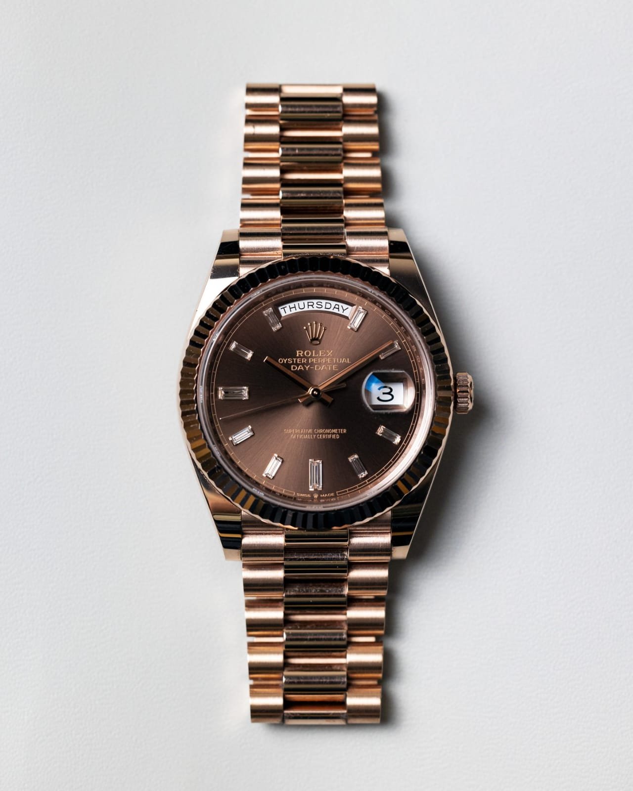 Rolee_x Oyster Perpetual Day Date 40 Battery Copper-Brown - Image 5