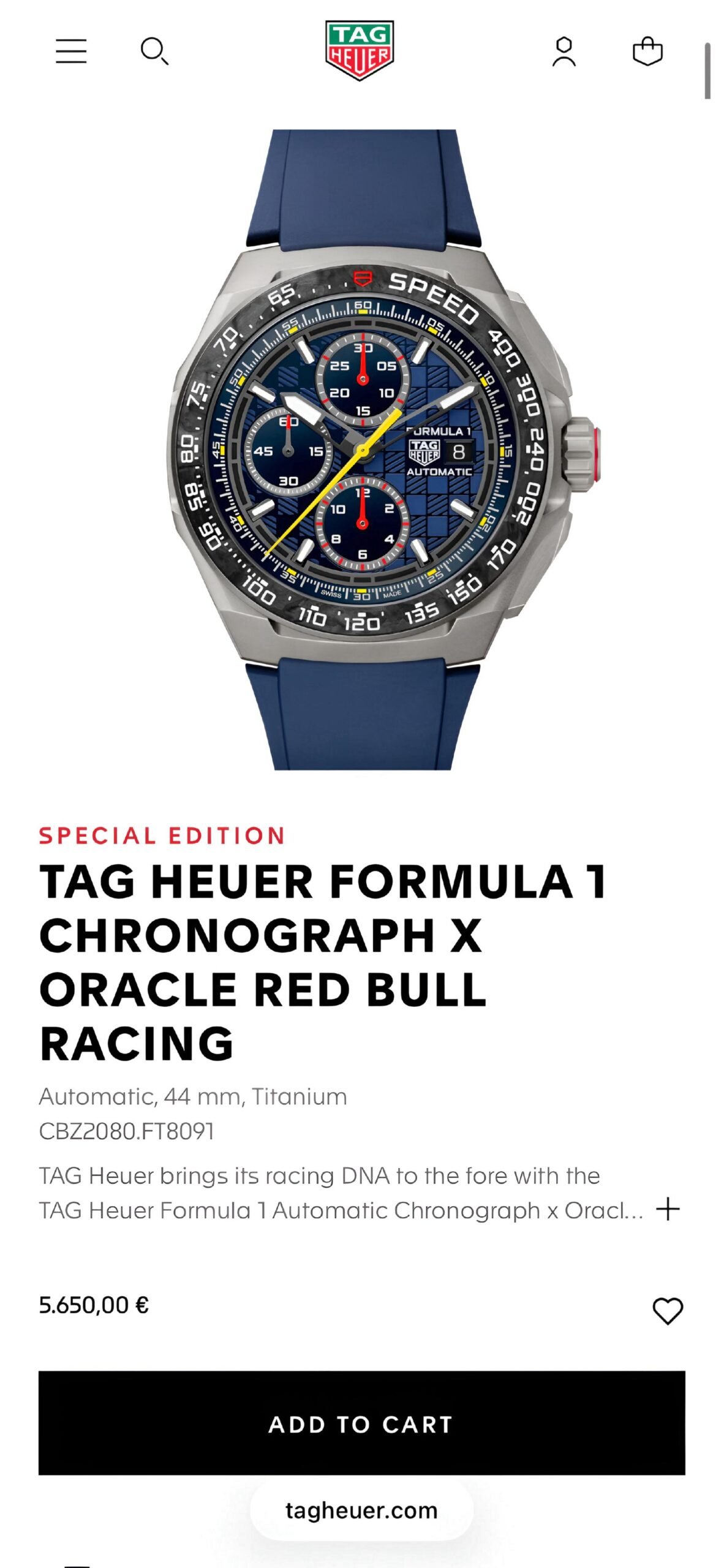 Tag heuee_r Formula 1 Chronograph x Oracle Red Bull Racing - Image 2