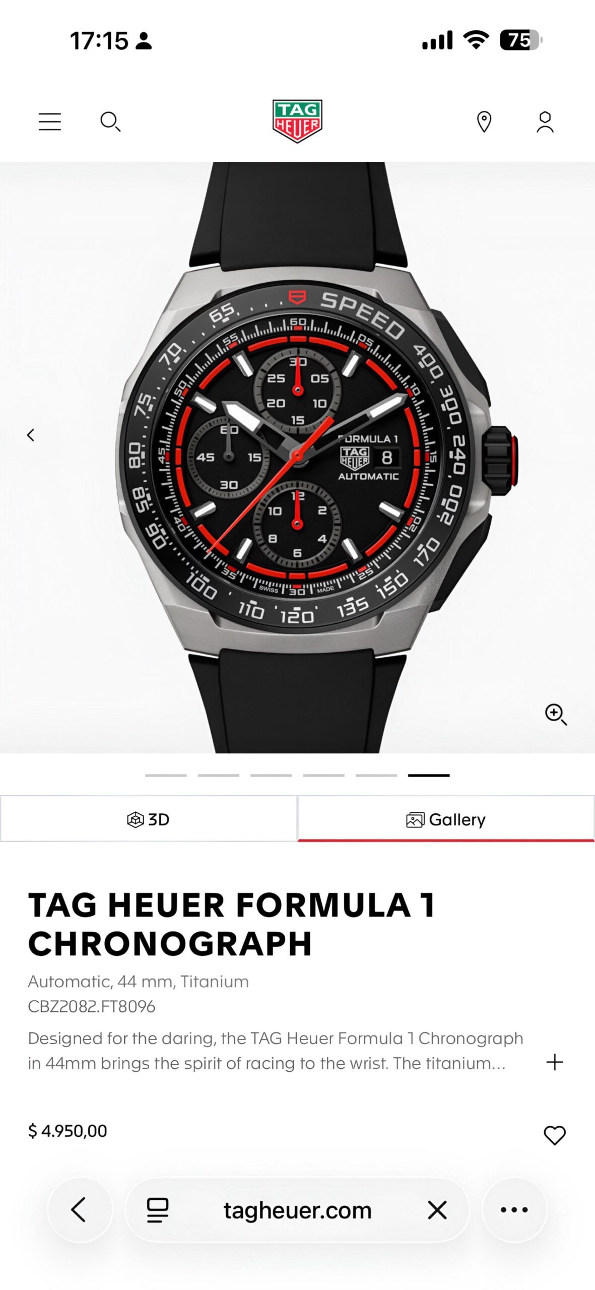 Tag Heuee_r Formula 1 Chronograph - Image 4