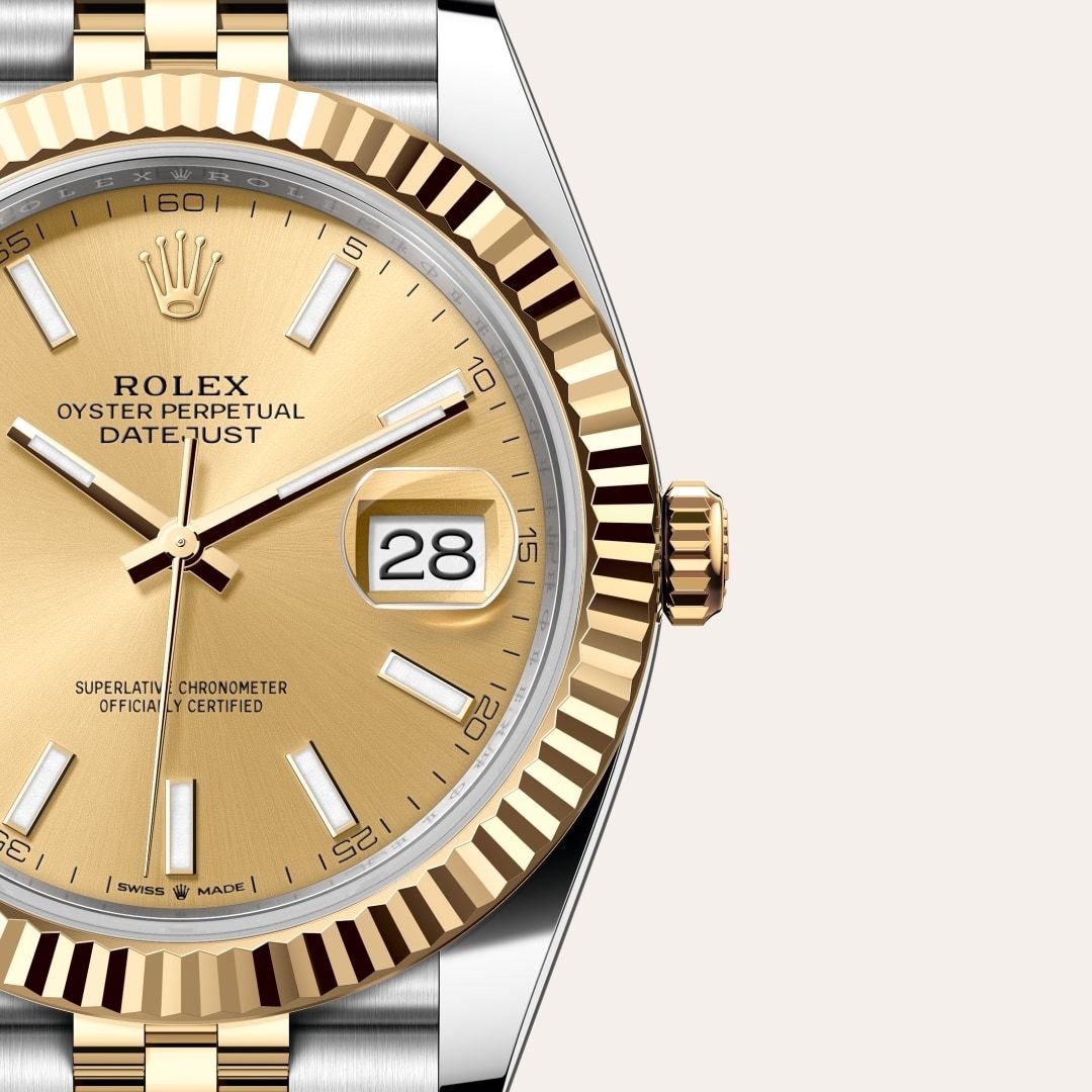 Rolee_x Oyster Perpetual Date Just 2Ton Gold Yellow - Image 2