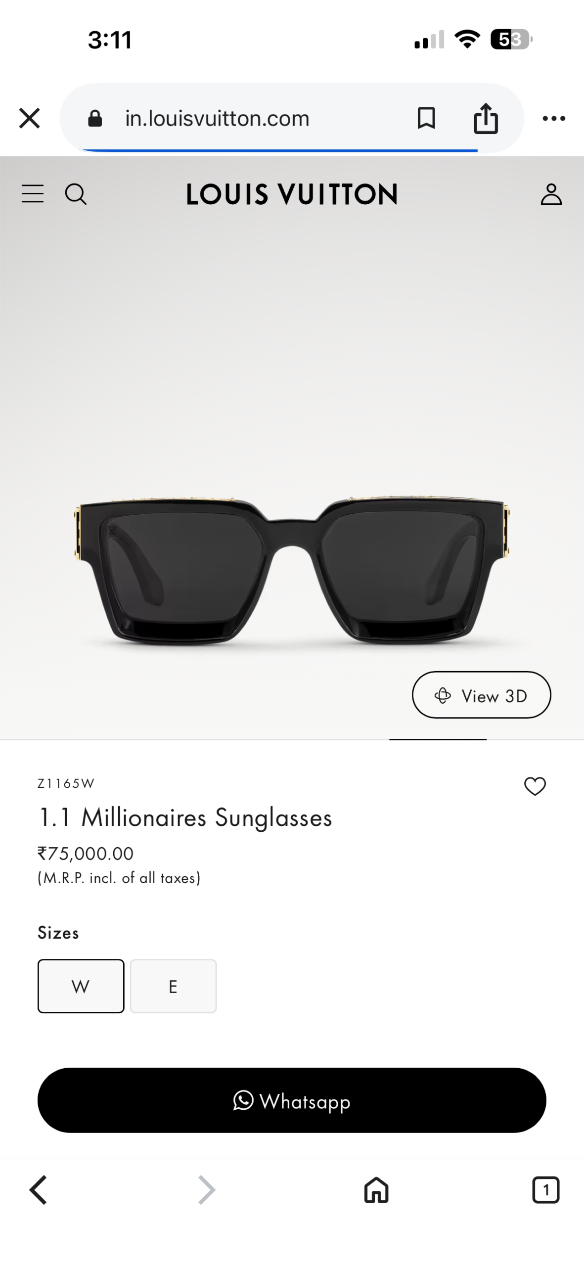 LV 96006 Gold Black - Image 4