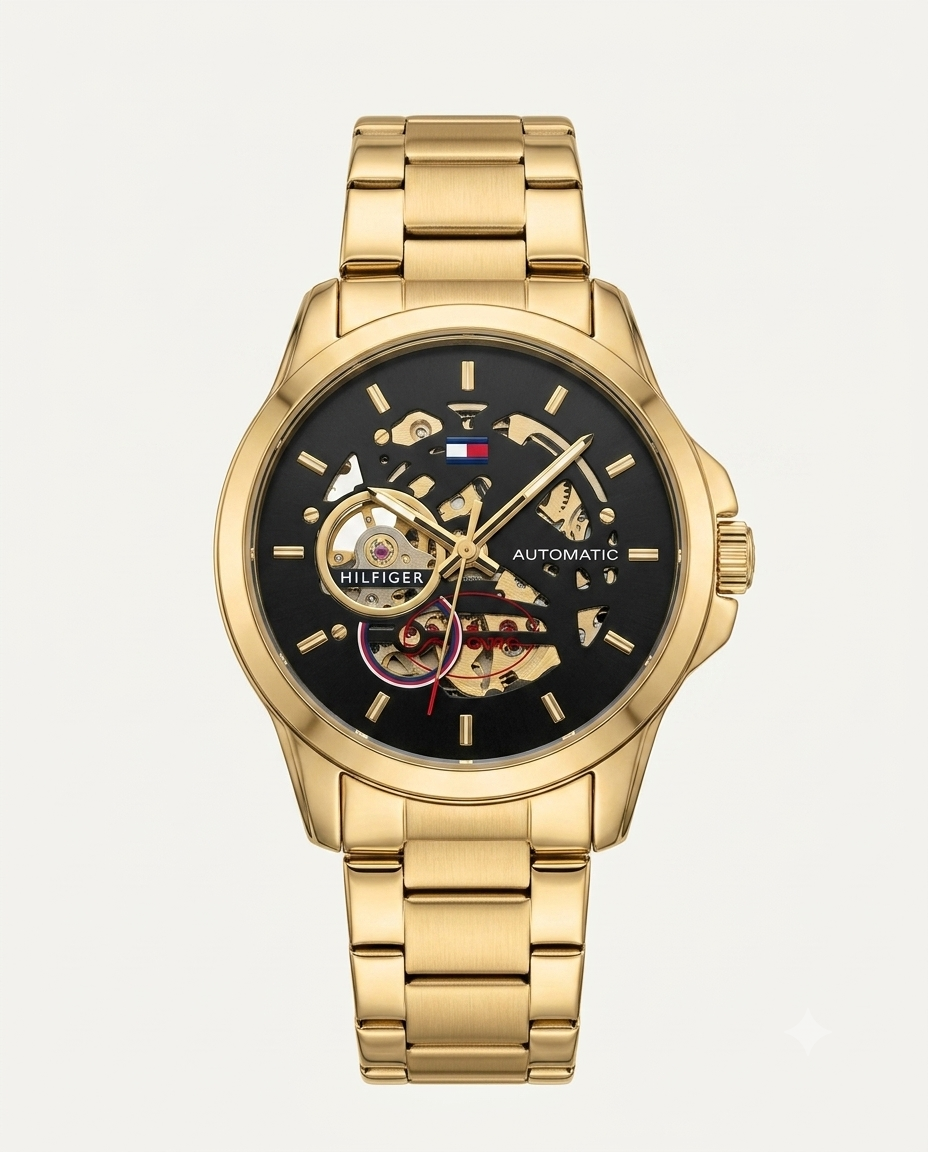 Tommmy Hilfige_r skeleton automatic
