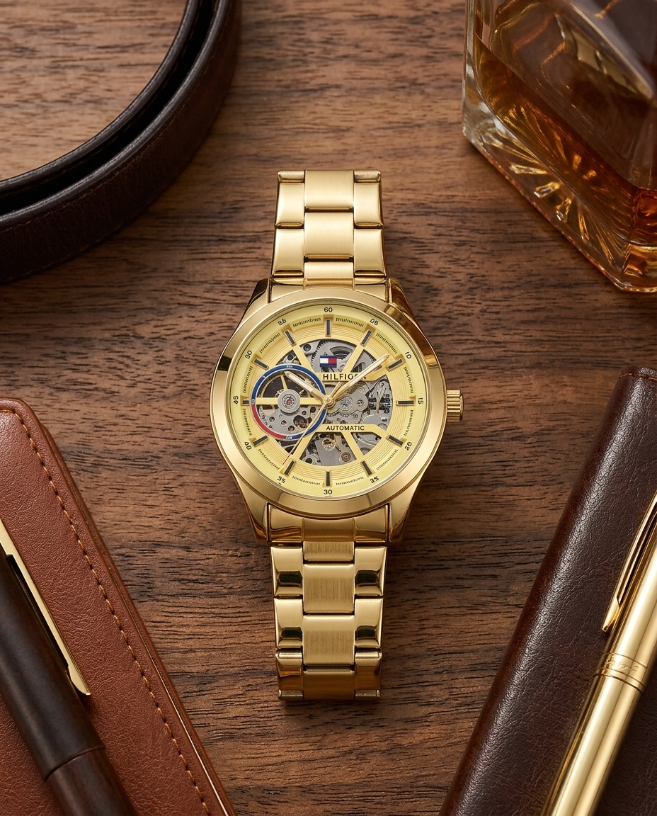 Tommmy Hilfige_r Automatic Gold