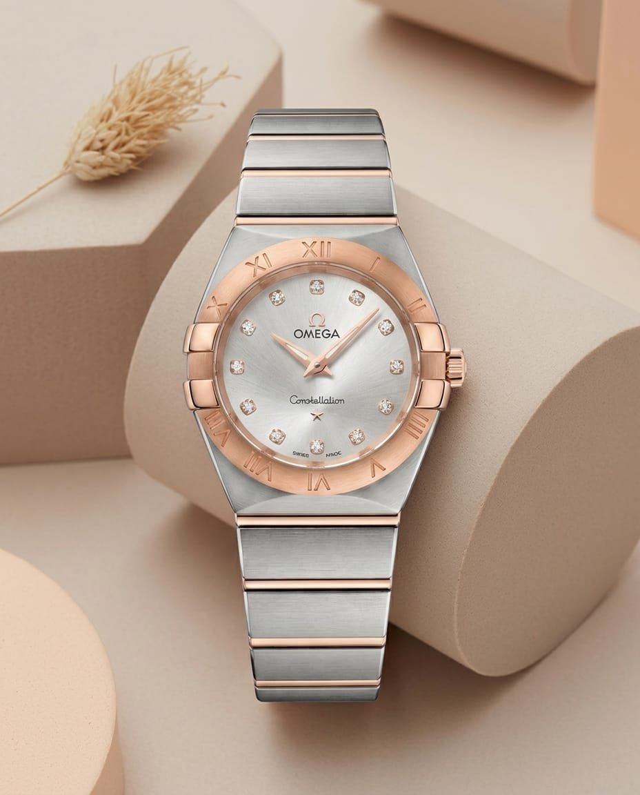 Omeg_a Constellation Sedna 2Ton-Copper-Grey Womens - Image 2