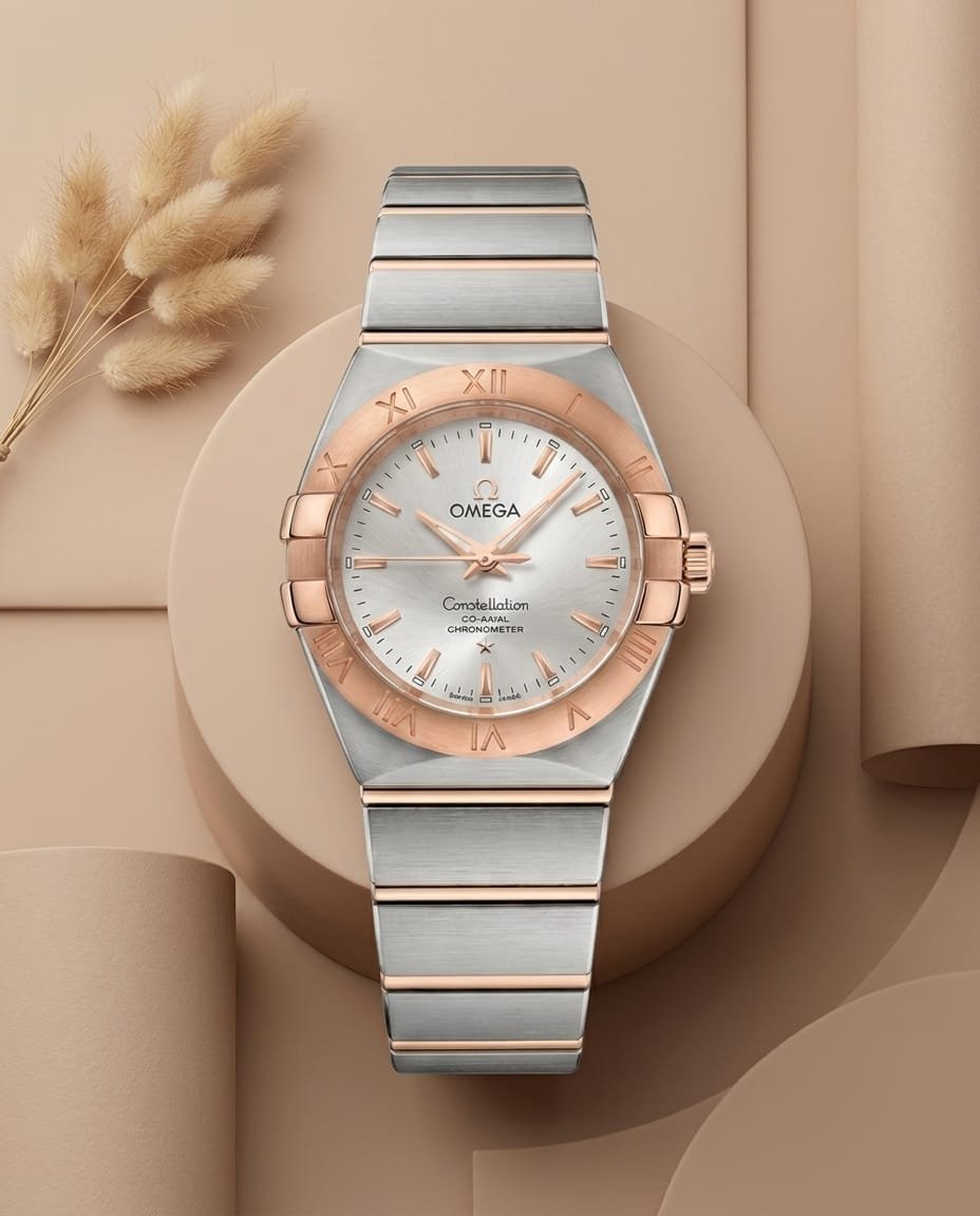 Omeg_a Constellation Sedna 2Ton-Copper-Grey Womens - Image 2