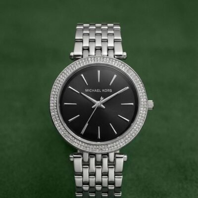 Michael_l Kors Darci Silver Black