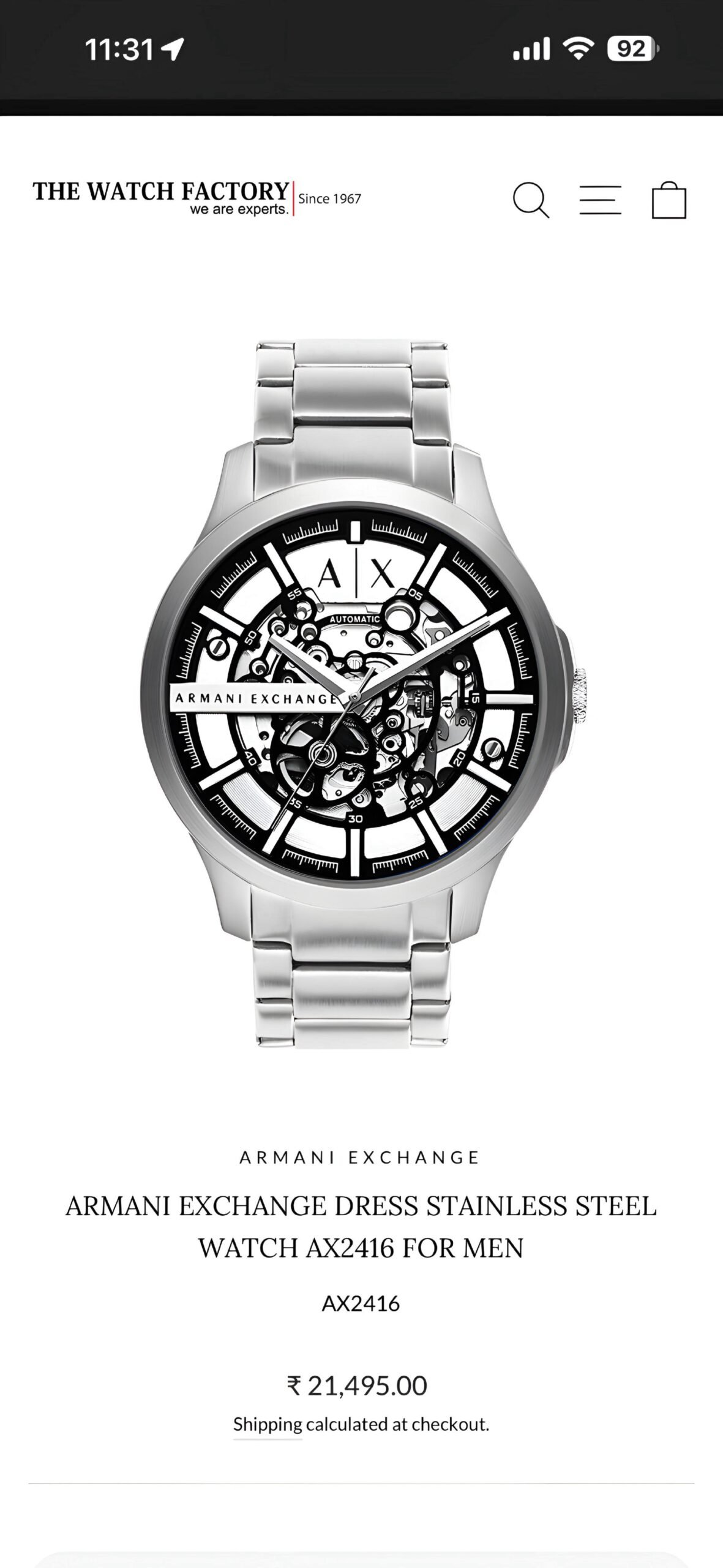 Armann_i Exchange Ax2418 Hampton Automatic - Image 5