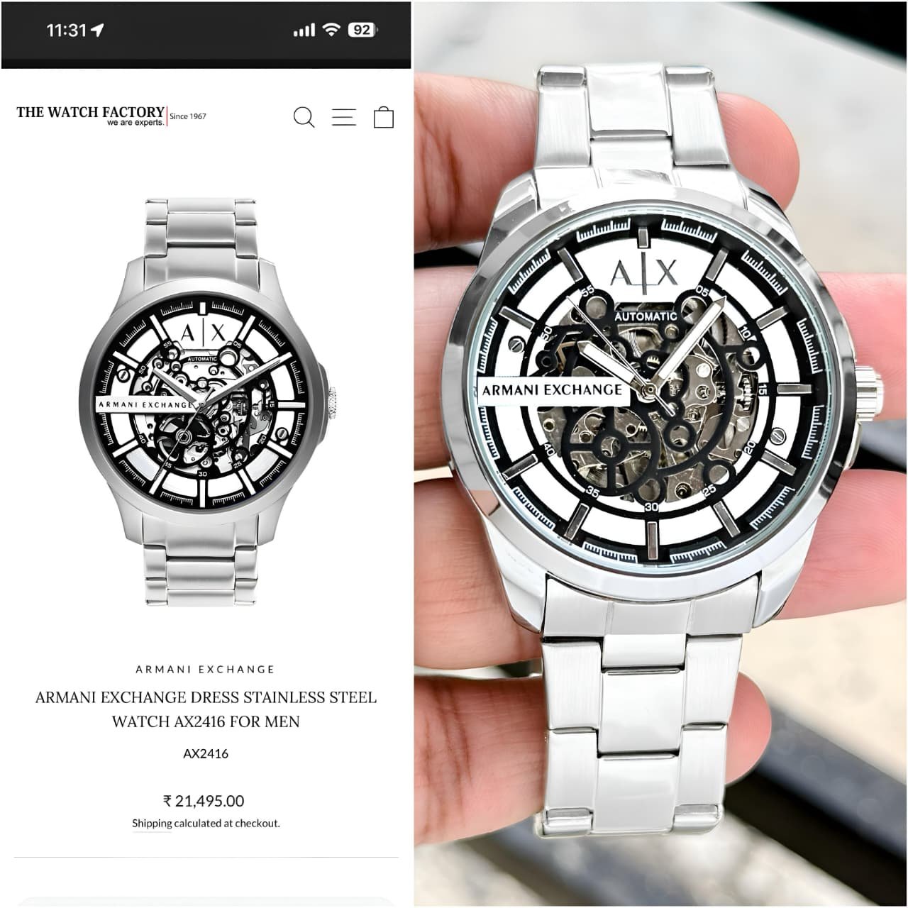 Armann_i Exchange Ax2418 Hampton Automatic - Image 3