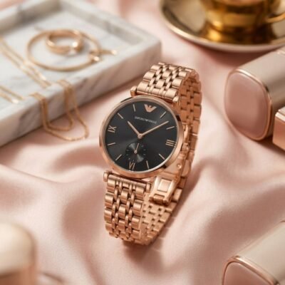 Emporio Arman_i Classic Copper-Black Roman ank