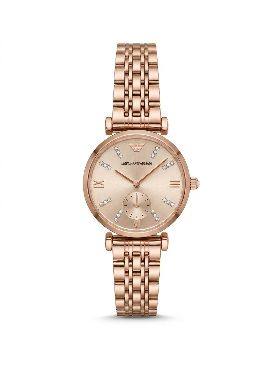 Armann_i Emporio Classic Full pink Dial