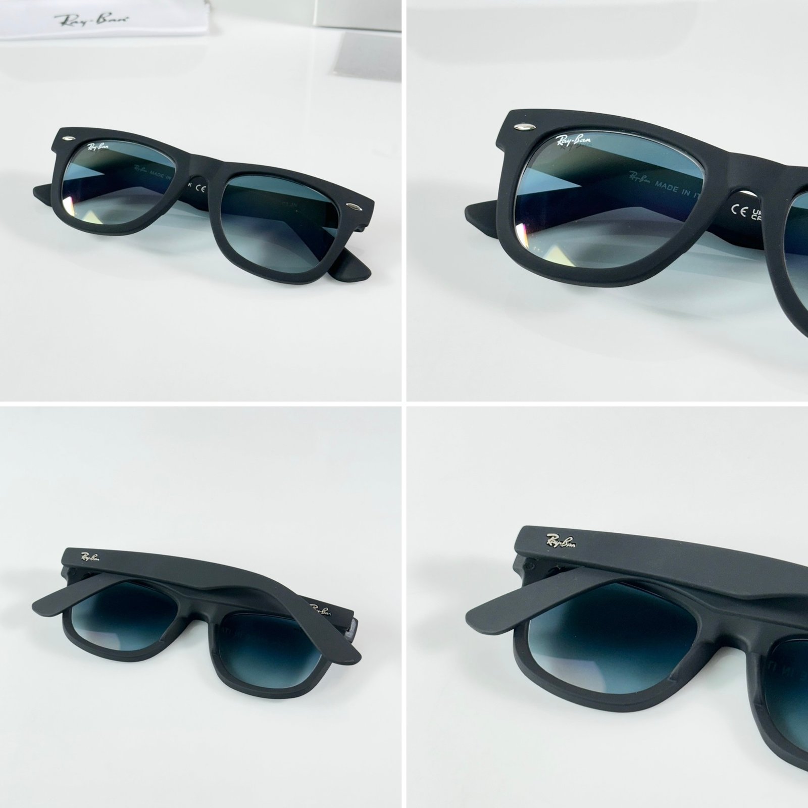 RB 2140 Black Blue GLASS - Image 3