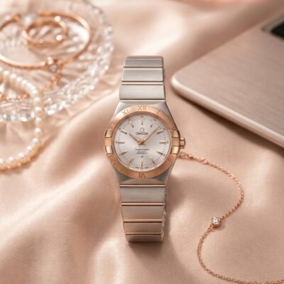 Omeg_a Constellation Sedna 2Ton-Copper-Grey Womens