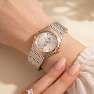 Omeg_a Constellation Sedna 2Ton-Copper-Grey Womens