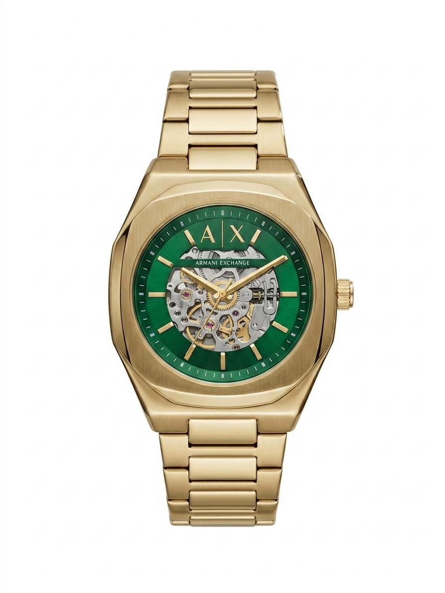Armann_i Exchange Ax2418 Hampton Automatic gold green