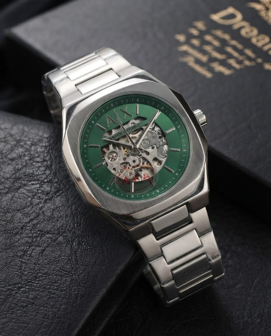 Arman_i Exchange Ax2418 Hampton Automatic Silver-Blue - Image 2