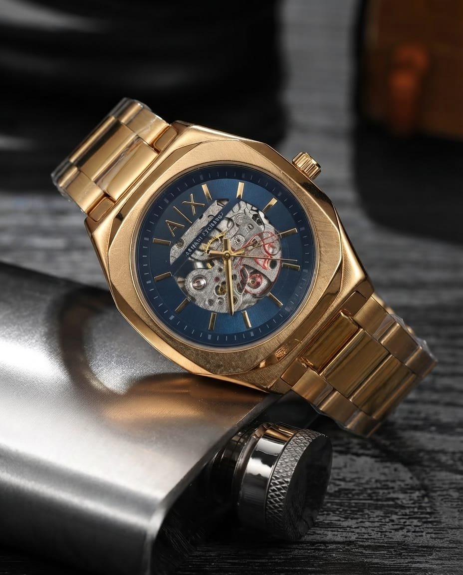 Arman_i Exchange Ax2418 Hampton Automatic gold blue - Image 2