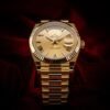 Rolee_x oyster Perpetual Day Date 40 Battery Gold-Gold