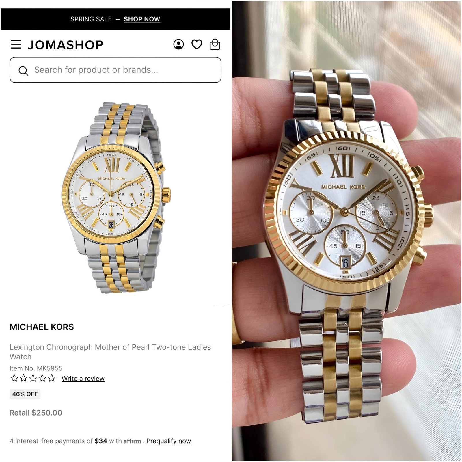 Michaee_l Kors Lexington chronograph - Image 2