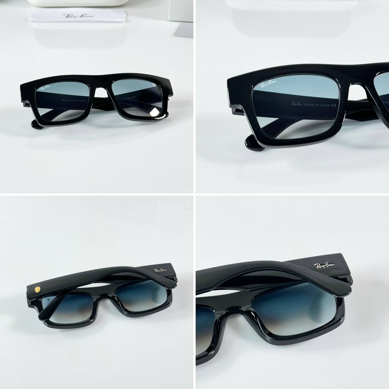 RB 4415 Black Blue GLASS - Image 3