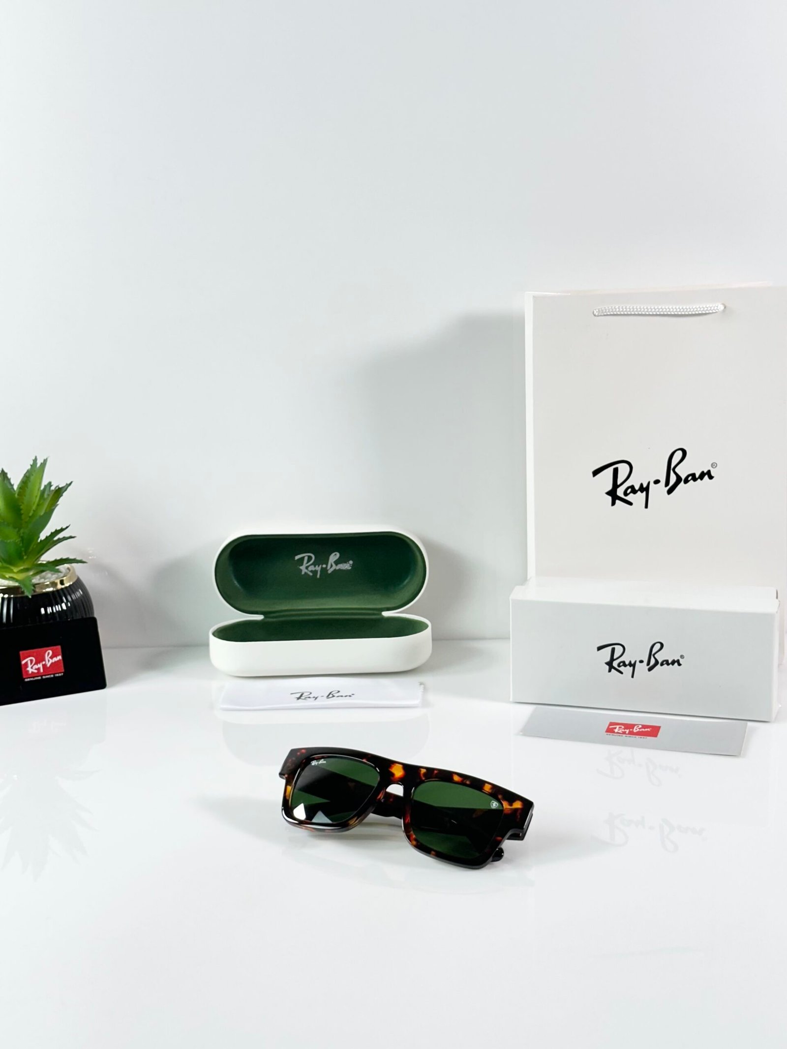 RB 4415 Tiger Green GLASS - Image 4