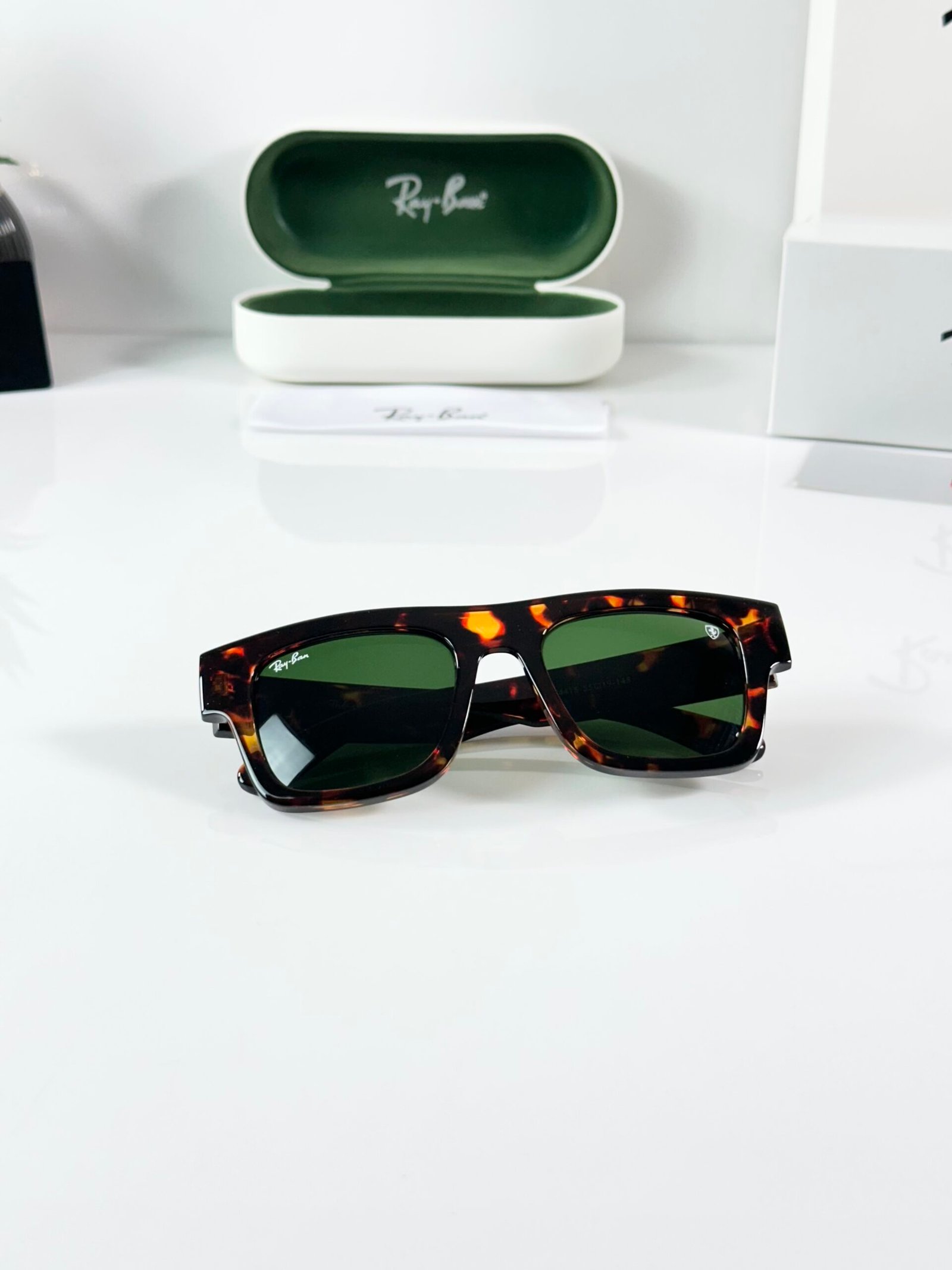 RB 4415 Tiger Green GLASS - Image 3