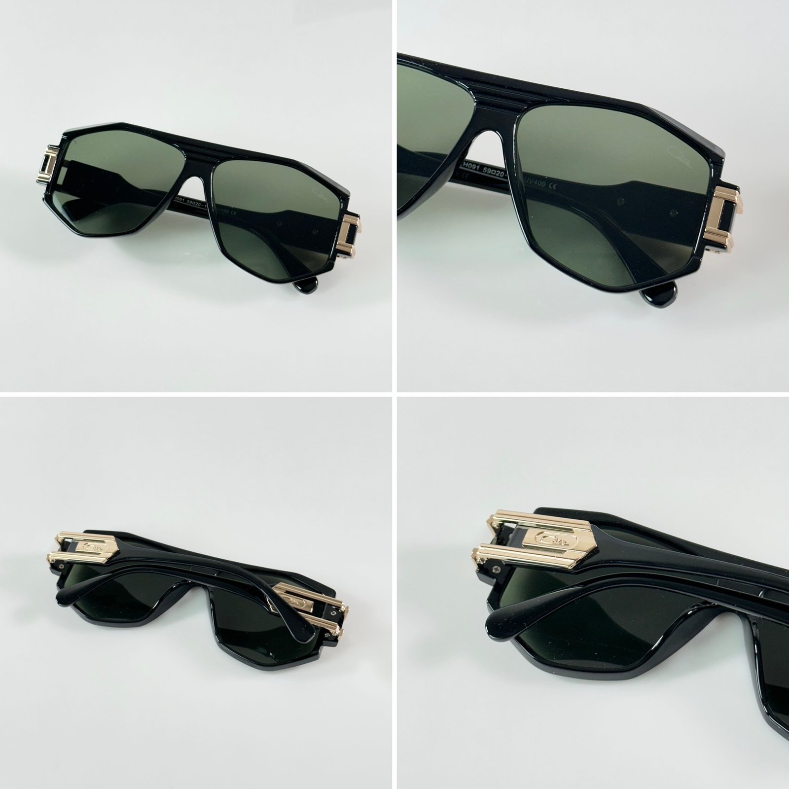 Cazal 091 Gold Black Green - Image 3