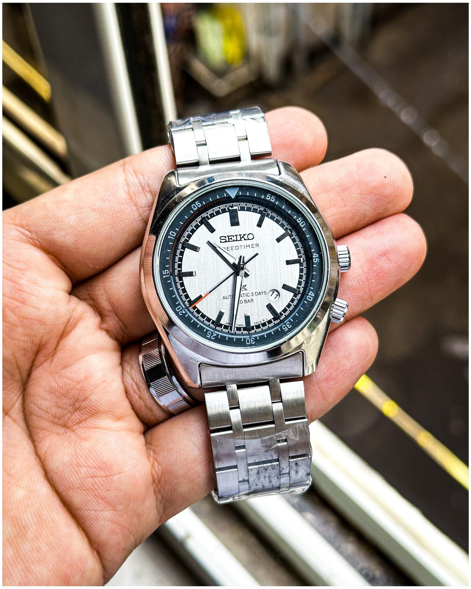 Seiko Prospex Speedtimer Con Temporizador Silver-Grey - Image 5
