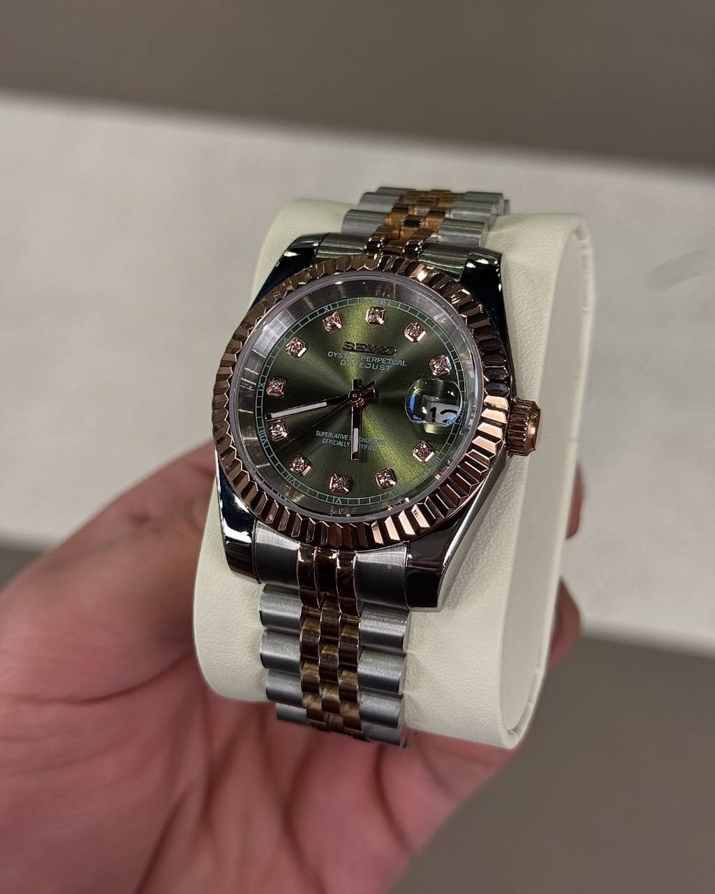 Seiko Oyster Perpetual Date Just Movment Like Automatic - Image 2