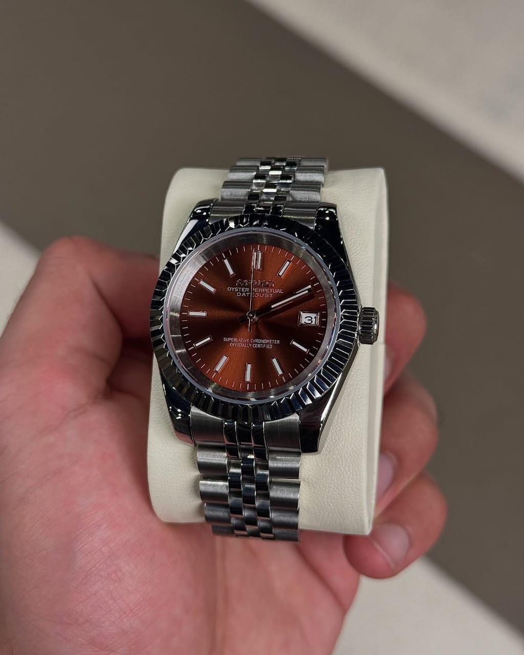 Seiko Oyster Perpetual Date Just Movment Like Automatic