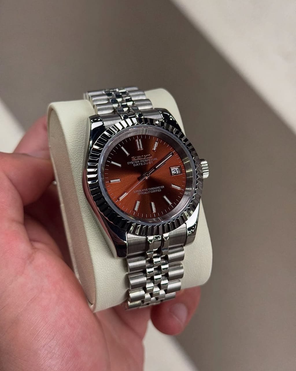 Seiko Oyster Perpetual Date Just Movment Like Automatic - Image 2