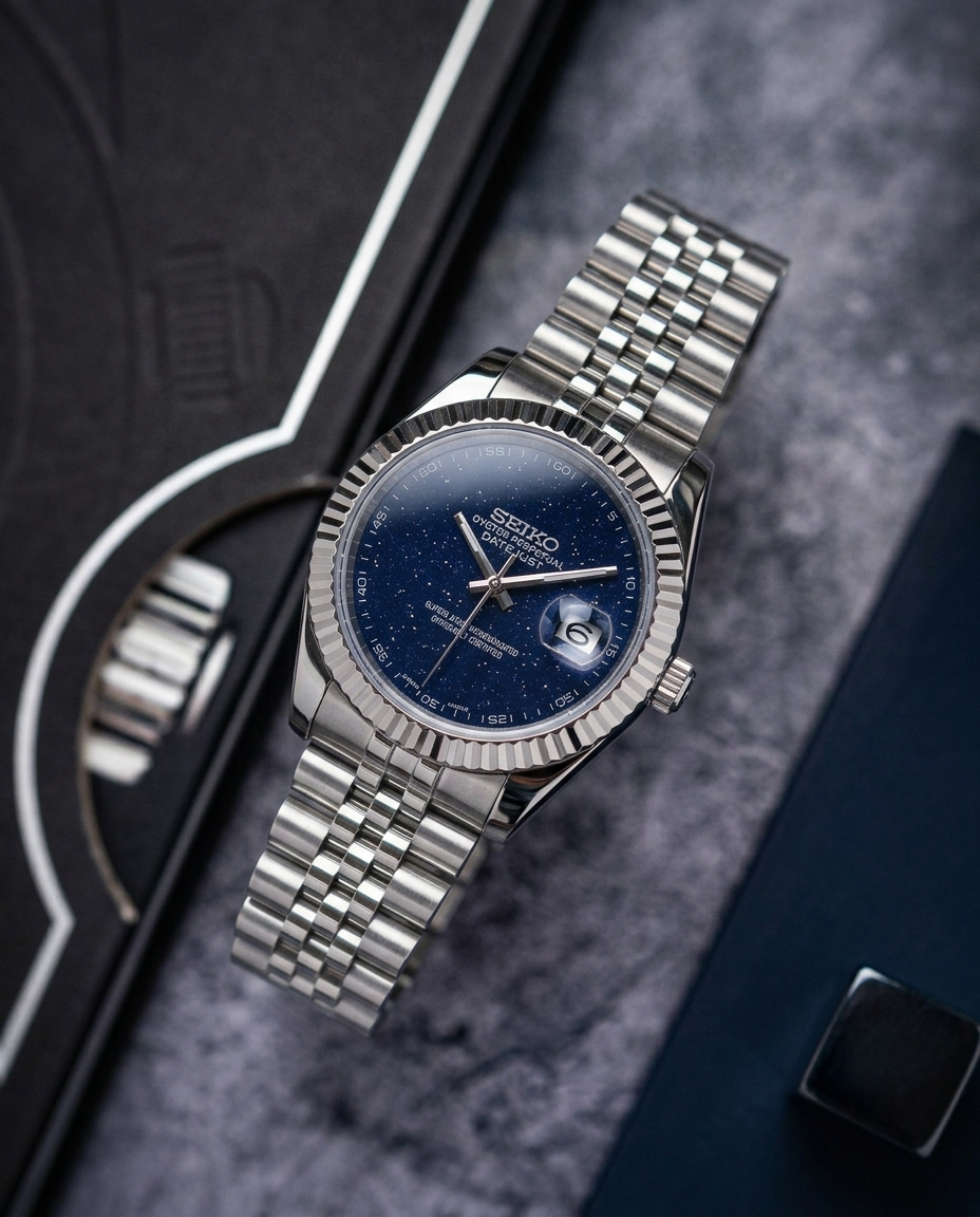 Seiko Oyster Perpetual Date Just Movment Galaxy - Image 6