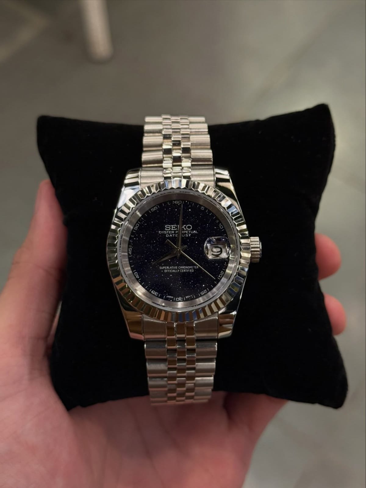 Seiko Oyster Perpetual Date Just Movment Galaxy - Image 5