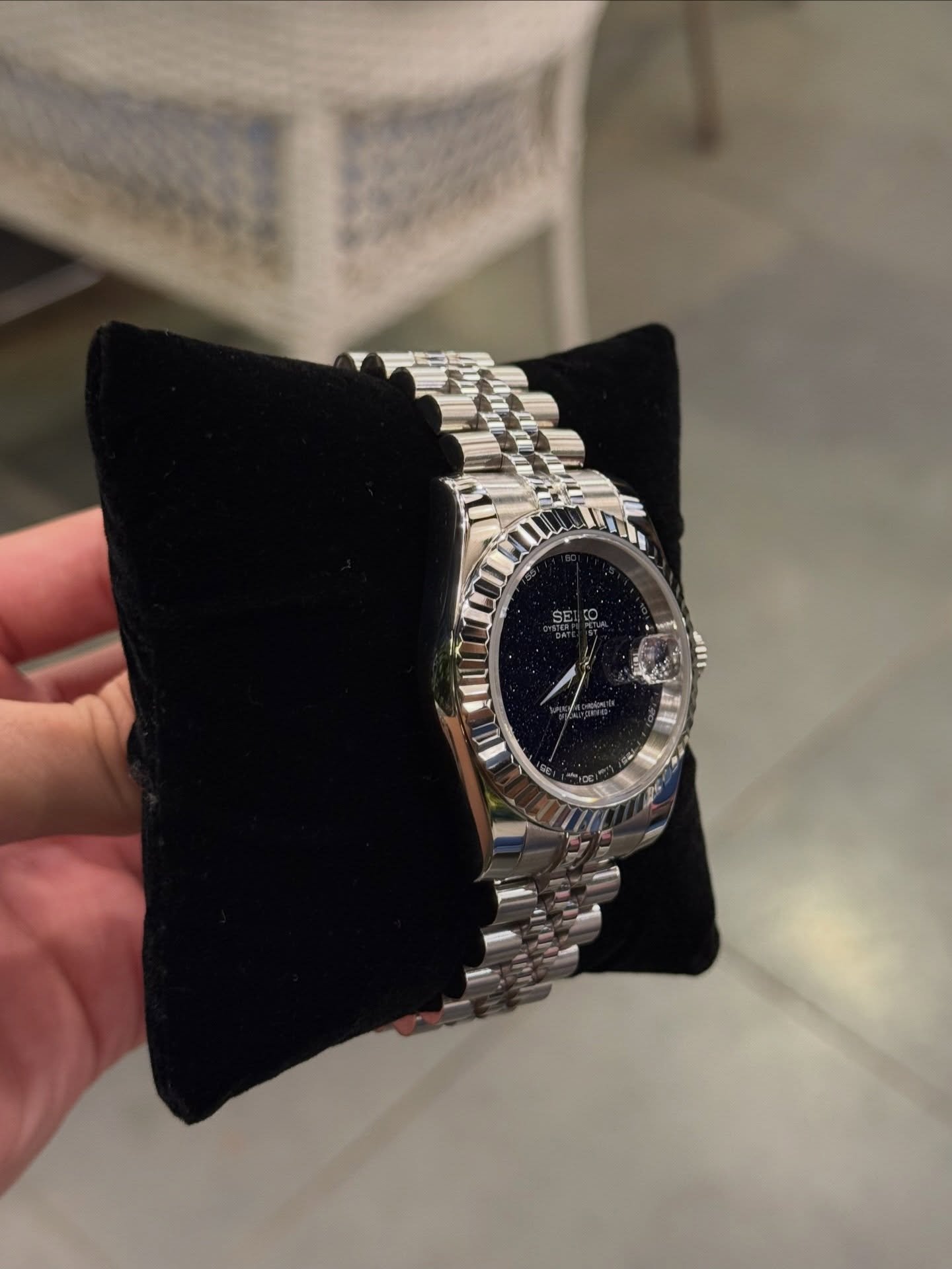 Seiko Oyster Perpetual Date Just Movment Galaxy - Image 3