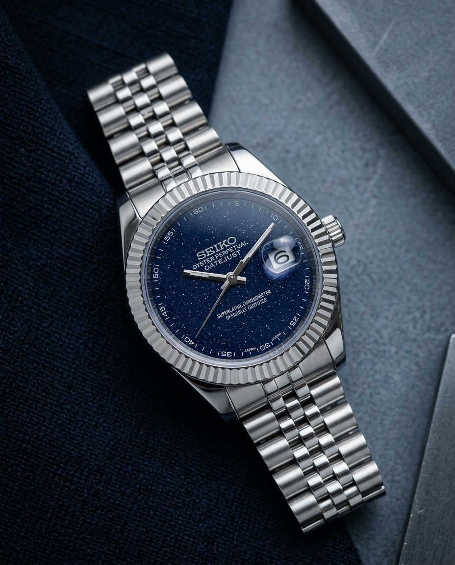 Seiko Oyster Perpetual Date Just Movment Galaxy - Image 2