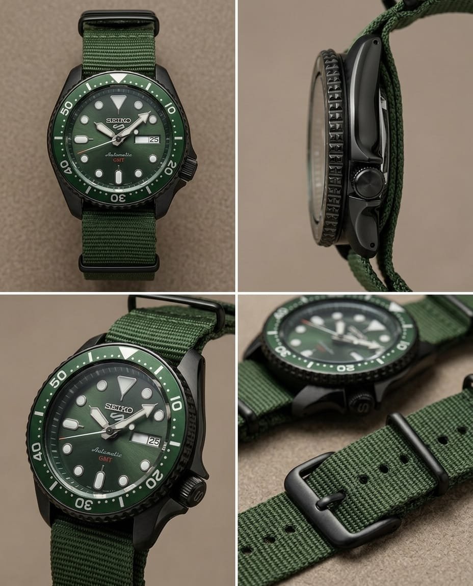 Seikk_o 5 Sports SRPD79K1 Green - Image 3