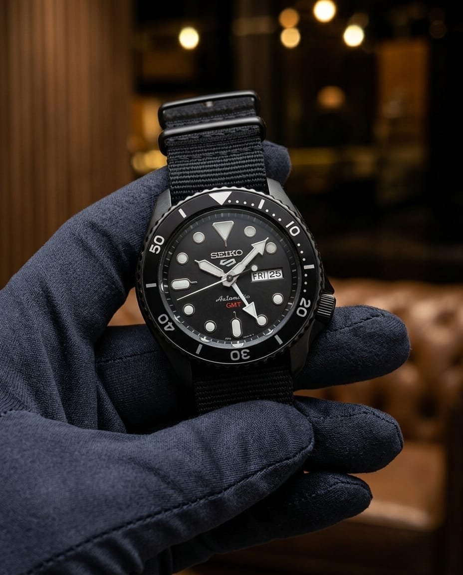 Seikk_o 5 Sports SRPD79K1 Black - Image 5
