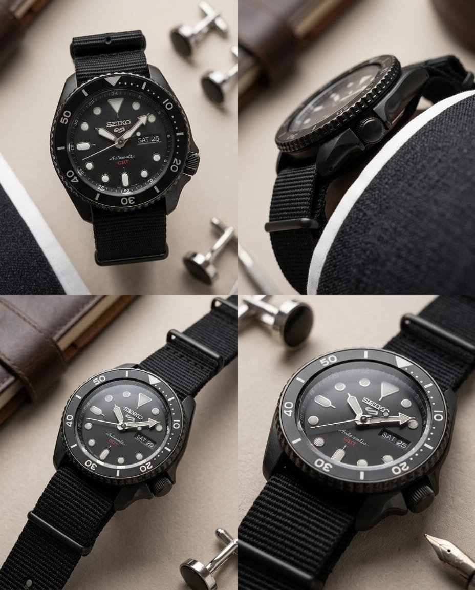Seikk_o 5 Sports SRPD79K1 Black - Image 3
