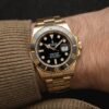 Rolee_x Oyster Perpetual Submarine Gold-Black