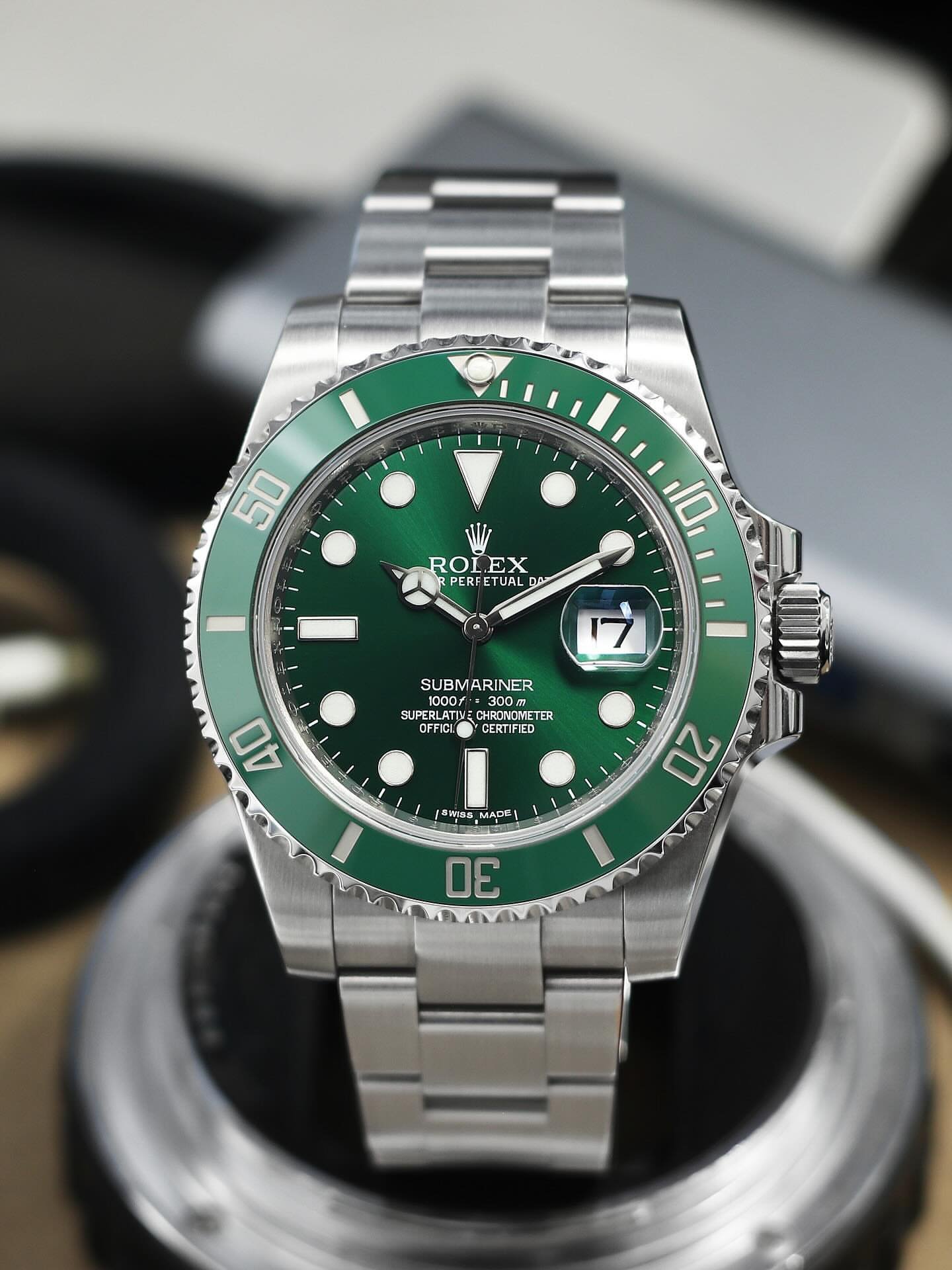 Rolee_x Oyster Perpetual Submarine Silver-Green - Image 2