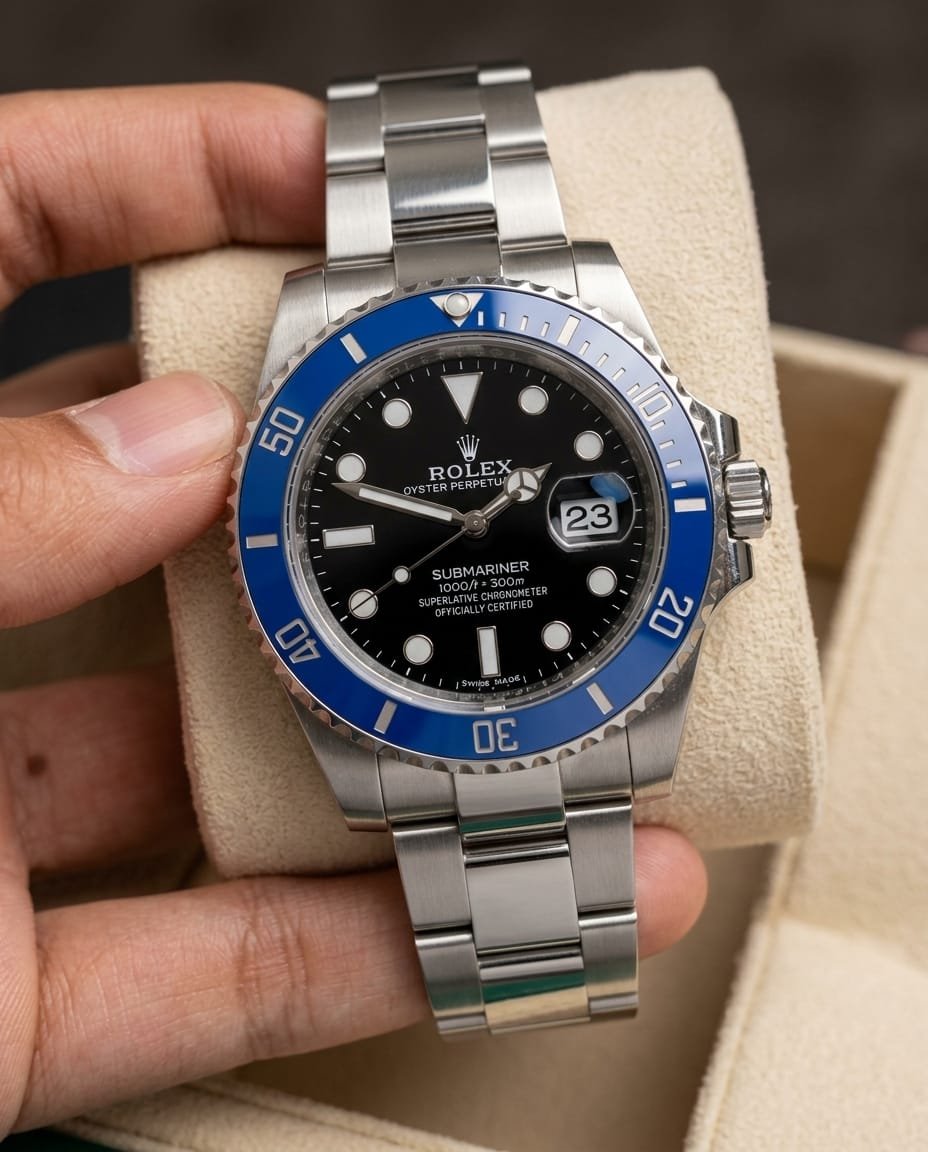 Rolee_x Oyster Perpetual Submarine Blue Bazel - Image 2