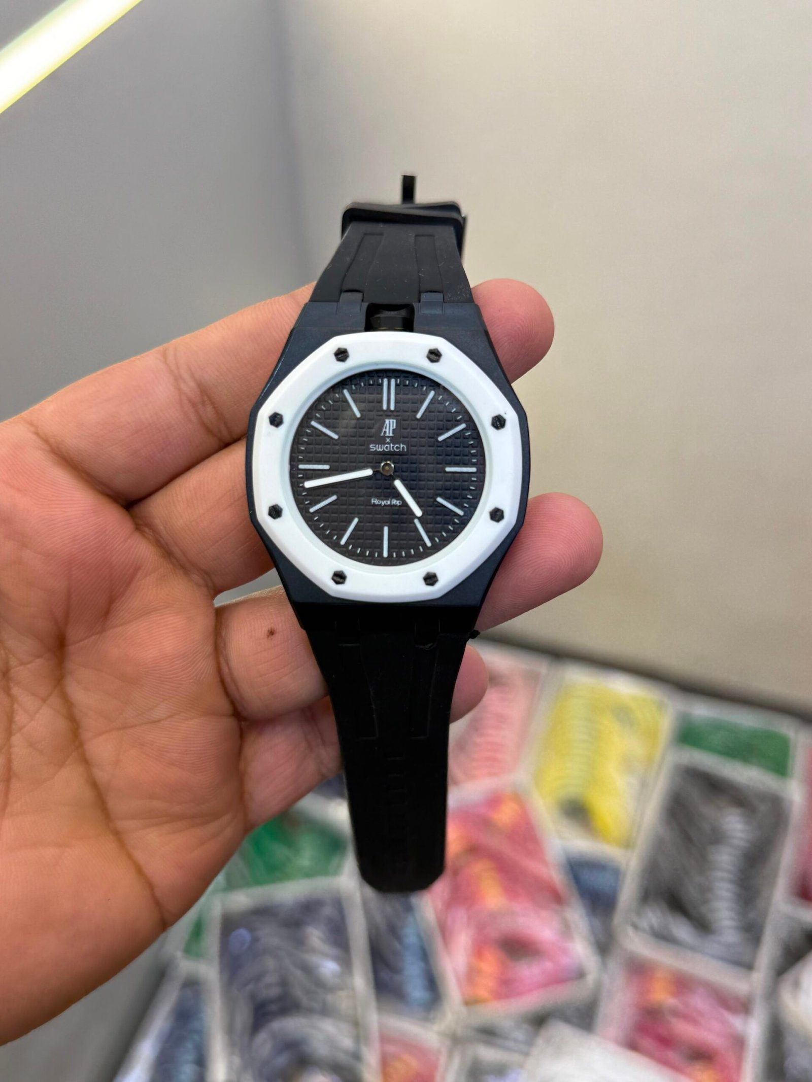 Product:-AP X SWATCH WITH BELT PREMIUM QUALITY 2222