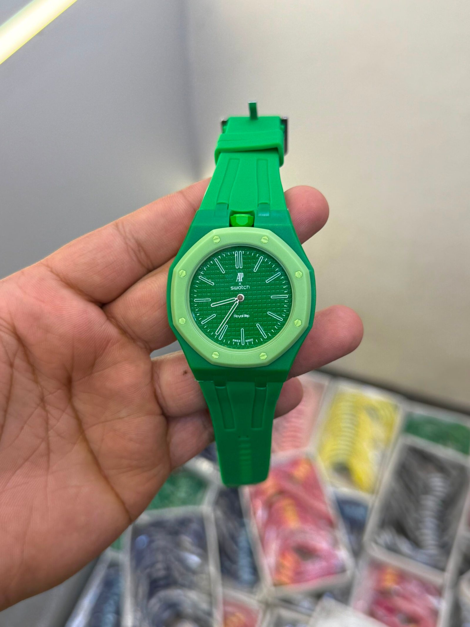 Product:-AP X SWATCH WITH BELT PREMIUM QUALITY 2222